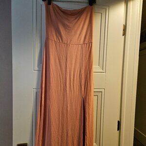 Sugarlips Rhys Jersey Tube Dress Strapless Peach